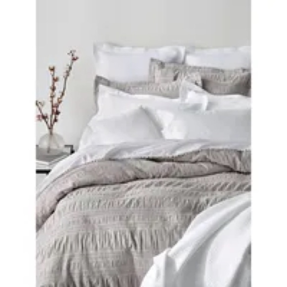 Elegant Blue-Grey King Duver Cover Set